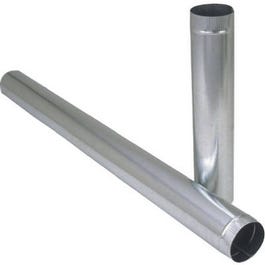 Galvanized Furnace Pipe, 30 GA, 5 x 24-In.