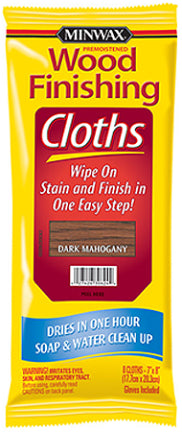 CLOTH 8PK NAT OAK WOOD FINISH