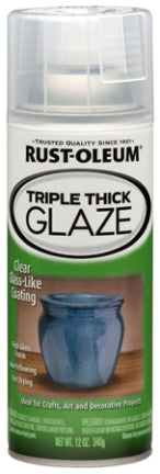 SPRAY PAINT 12 OZ CL GLAZE TRIPLE THICK