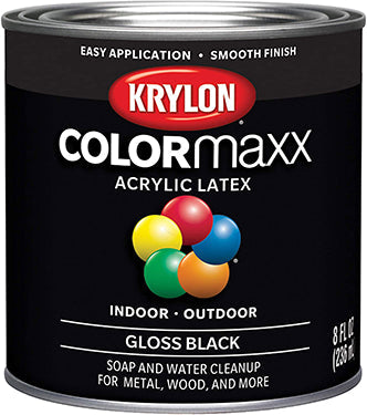 PAINT QT GLOSS BLK COLORMAXX