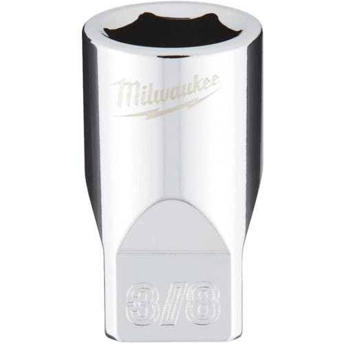 Milwaukee 1/4 In. Drive 3/8 In. 6-Point Shallow Standard Socket with FOUR FLAT Sides