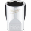 Milwaukee 1/4 In. Drive 9/16 In. 6-Point Shallow Standard Socket with FOUR FLAT Sides