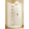 Maax Olympia 2-Piece 36 In. W x 77 In. H x 36 In. D Shower Wall Set in White