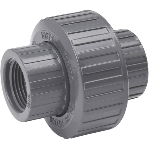 B&K 1-1/2 In. Threaded Schedule 80 PVC Union