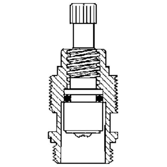 Danco Hot/Cold Water Stem for Price Pfister Seat Model 176