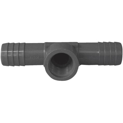 Boshart 3/4 In. x 3/4 In. x 1/2 In. FIP Combination Polypropylene Insert Tee