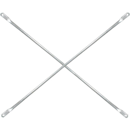 MetalTech 7 Ft. x 4 Ft. Galvanized Steel Scaffolding Cross Brace For Frames