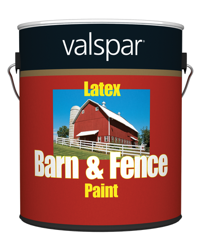 Valspar® Latex Barn & Fence Paint 1 Gallon Gloss Red (1 Gallon, Gloss Red)