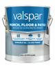 Valspar® Oil Porch, Floor & Patio Paint 1 Gallon Dark Brown (1 Gallon, Dark Brown)