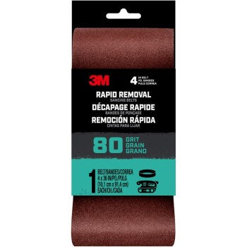 3M BELT4X361PK80 27385 4x36 80g Sand Belt