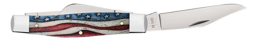 Case Star Spangled Series Embellished Smooth Natural Bone Large Stockman