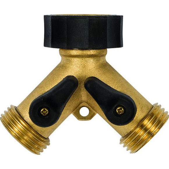 DUAL CONNECTOR SHUT-OFF VALVE